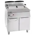 FRITEUSE À GAZ - LIGNE PASTRY MELTING - MOD. FG73PMT - À BEIGNETS - TECHNOLOGIE "MELTING" : CONTRÔLE ÉLECTRONIQUE DE LA TEMPÉRATURE À INTERVALLES PROGRAMMÉS ET GRADUELS - 1 CUVE 44 L  D'HUILE - 1 COMPARTIMENT NEUTRE AVEC DEUX PORTES - DIMENSIONS L 80 X P 