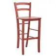 SELLES - MOD. G04L - STRUCTURE EN BOIS - SIÈGE EN BOIS - HAUTEUR D'ASSISE 73 CM - POUR UTILISATION EN INTÉRIEUR - DIM. cm L 40 x P 37 x h 102 - NORME CE