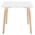 TABLEAU - MOD. K54 - STRUCTURE EN BOIS ET ACIER - ENCIMERA DE MDF LACADO - DIM. cm L 80 x P 80 x h 74 - NORME CE