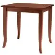 TABLEAU - MOD. G06 - STRUCTURE EN BOIS - PLATEAU EN BOIS - TAILLE cm L 80 x P 80 x h 76 - NORME CE