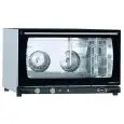 FOUR ÉLECTRIQUE À CONVECTION AVEC HUMIDIFICATEUR MANUEL UNOX - Mod. XFT193 HUMIDITÉ MANUELLE - POUR BOULANGERIE ET PÂTISSERIE - Capacité n. 4 plateaux / grilles cm 60 x 40 - Puissance Kw 6,5 - Alimentation triphasée 400V/3/50-60Hz - Ouverture du volet - D