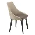 FAUTEUIL KONTEA - MOD. 590 - STRUCTURE À 4 PIEDS EN BOIS - ASSISE ET DOSSIER REMBOURRÉS EN TISSU - HAUTEUR D’ASSISE 46 CM - À USAGE INTERNE - DIM. Cm L 58 x P 58 x H 85 - CE STANDARD - D’AUTRES FINITIONS SONT DISPONIBLES SUR DEMANDE