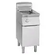 FRITEUSE À GAZ - LIGNE UNIKA - MOD. FG7413P - ÉCHANGEURS EXTÉRIEURS À LA  CUVE  - N. 1 CUVE  LT. 13 D'HUILE - N. 1 COMPARTIMENT NEUTRE AVEC PORTE  - DIMENSIONS Cm L 40 X P 70 X h 90 - Poids  Kg 58