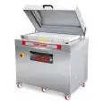 MACHINE D'EMBALLAGE SOUS VIDE À CLOCHE SUR ROUES GIOVE LINE - Mod XL 100 - BARRE SOUDANTE 1000/550 mm