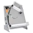 FAÇONNEUSE À PIZZA - LAMINOIR PIZZA - 2 PAIRES DE ROULEAUX (rouleau supérieure incliné ) mod. DSA 420 -Longueur rouleaux cm 40 - Puissance hp 0,33 -  230 V monophase - Dim 58,5 x  43,5 x h79 cm - Poids Kg. 37 - Norme CE