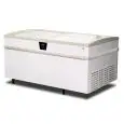 PRÉSENTOIR RÉFRIGÉRÉ - MOD. EVO 150 GT - THERMOMÈTRE NUMÉRIQUE - CAPACITÉ LT 564 - TEMPÉRATURE -18°/-23°C  - Dimensions  cm L 152 x P 94,4 x h 84,8 - Norme CE