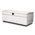 PRÉSENTOIR RÉFRIGÉRÉ - MOD. EVO 200 GT - THERMOMÈTRE NUMÉRIQUE - CAPACITÉ LT 808 - TEMPÉRATURE -18°/-23°C  - Dimensions  cm L 202 x P 94,4 x h 84,8 - Norme CE
