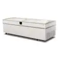 PRÉSENTOIR RÉFRIGÉRÉ - MOD. EVO 250 GT HGD - THERMOMÈTRE NUMÉRIQUE - CAPACITÉ LT 1182 - TEMPÉRATURE -18°/-23°C  - Dimensions  cm L 252 x P 94,4 x h 84,8 - Norme CE