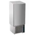 CELLULE DE REFROIDISSEMENT - MOD.BU20I - Refroidissement à air - CAPACITÉ plaques: N.20 x GN 1/1 (cm 53x32,5) ou N. 20 60x40 cm - CAPACITÉ de refroidissiment: +70° +3° (60 Kg) - CAPACITÉ de surgelation: +70° -18° (35 Kg) - Dim. extérieures 75x74xh209/212 
