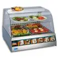 PRÉSENTOIR DE COMPTOIR, VITRINE RÉFRIGÉRÉE - SÉRIE CHEFFCOLD - STRUCTURE EN ACIER INOX - Temp. °C +3/+5 - MONOPHASÉ - STATIQUE - ÉCLAIRAGE - MOTEUR INCORPORÉ