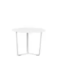 Tavolino - couleur blanc - Structure en aluminium verni - Modèle 1557-T13-01