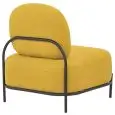 Poltrona - couleur senape - Structure en métal verni, rivestimento en tessuto - Modèle 1605-06PSEN-01