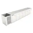 COMPARTIMENT À BAR RÉFRIGÉRÉ ENCASTRABLE - MOD. CIR770/TN400 - Température TN +4°C/+8°C - L. 400 cm - AVEC UNITÉ CONDENSATRICE INCORPORÉE