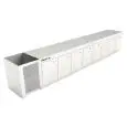 COMPARTIMENT À BAR RÉFRIGÉRÉ ENCASTRABLE - MOD. CIR770/TN450 - Température TN +4°C/+8°C - L. 450 cm - AVEC UNITÉ CONDENSATRICE INCORPORÉE