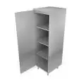 Armoire en acier inoxydable - N. 1 porte battante en nid d'abeille