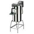 ÉPLUCHE LÉGUMES Mod. PPF18 - Capacité charge kg 18 - Production horaire kg/h 220 - (Équipé de disque pour legumes et support mod. CI) - Alimentation Monophasé ou triphasé - Puissance hp 1,5 / 1100W - Norme CE