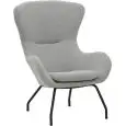 Poltrona - couleur gris - Structure en métal verni, scocca imbottita rivestita en tessuto - Modèle 1659-DA1G-01