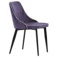 Sedia - couleur viola - Structure en métal verni, seduta e schienale imbottiti, rivestimento en velluto - Modèle 1693-F450-VI-01