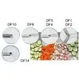 DISQUE POUR ÉPLUCHEUSE À LÉGUMES ET COUPE MOZZARELLA - MOD. DF - DISQUE POUR TRANCHES - Pour modèles UZ