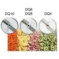 DISQUES POUR ÉPLUCHEUSE À LÉGUMES ET COUPE MOZZARELLA - MOD. DQ - DISQUE POUR BÂTONNETS - Pour modèles UZ - À COMBINER AVEC DISQUE POUR TRANCHES MOD. DF