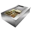 RÉSERVOIR RÉFRIGÉRÉ VENTILÉ - gastronorm - MOTEUR INCLUS - NORME CE