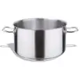 CASSEROLES HAUTES ÉQUIPÉ DE 2 POIGNÉES EN ACIER INOX 18/10 - COMPATIBLE AVEC CUISINE À INDUCTION