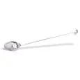 CUILLÈRE PERFORÉE UNPIÈCE EN ACIER INOX - LONGUEUR POIGNÉE 37 cm - LONGUEUR TOTAL 44 cm