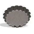 MOULE À BRIOCHE RONDES CANNELÉES ANTI ADHÉSIVES