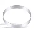 CERCLE PÂTISSERIE POUR GÂTEAUX EN ACIER INOX - HAUTEUR 2 cm