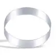 CERCLE PÂTISSERIE POUR GÂTEAUX EN ACIER INOX - HAUTEUR 3,5 cm