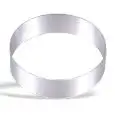 CERCLE PÂTISSERIE POUR MOUSSES EN ACIER INOX - HAUTEUR 4/4,5 cm