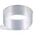 CERCLE PÂTISSERIE POUR GÂTEAUX GLACÉ EN ACIER INOX - HAUTEUR 6 cm