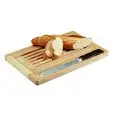 PLANCHE À PAIN EN BOIS ÉQUIPÉ DE RAMASSE MIETTES - DIMENSIONS mm 400x275
