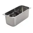 BACS À GLACE EN ACIER INOX AISI 304 18/10 - ÉPAISSEUR 0,8 mm