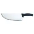 COUTEAU DE BOUCHER - LAME EN ACIER INOXYDABLE TEMPRÉ AISI 420 - POIGNÉE EN CAOUTCHOUC ANTIDÉRAPANTE - LAVABLE AU LAVE VAISSELLE - LAME 28 cm - POIDS 1,04 Kg