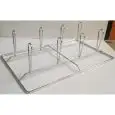 GRILLE POUR POULETS EN ACIER INOX AISI 304 GASTRONORM 1/1 530x325  mm