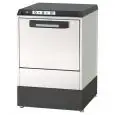 LAVE-VERRES ÉLECTRONIQUE EN ACIER INOX AISI 304 18/10 - Mod. 5822 VZ - PASSAGE UTILE HAUTEUR MAXIMUM 25 cm - PANIER ROND diamètre 36 cm - CYCLE 120" - Doseur automatique de produit de rinçage - Dimension totale L 42,5 x P 45,5 x H 63,6 cm