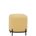 Pouf - couleur giallo - Structure en métal verni, rivestimento en tessuto - Modèle 1774-S03Y-01
