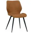 Sedia - couleur marron - Structure en métal verni, scocca imbottita en tessuto - Modèle 1803-DC81-M