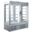 VITRINE RÉFRIGÉRÉE POUR PÂTISSERIE - MOD. TEK/54 - STRUCTURE EXTERNE EN ALUMINIUM ANODISÉ - VERRE À FAIBLE ÉMISSIVITÉ - TEMPÉRATURE +C +2/+10 - DEUX COMPARTIMENTS SÉPARÉS - ALIMENTATION MONOPHASÉE - RÉFRIGÉRATION STATIQUE - VITRINE DE VOTRE CHOIX SUR 1, 2