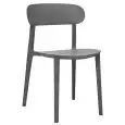 Sedia - couleur gris - ​Structure en polypropylène - Modèle 1893-DH01-G