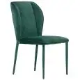 Sedia - couleur verde - Structure en métal, seduta e schienale imbottiti, rivestimento en velluto - Modèle 1900-DC01-verde-01