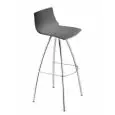 TABOURET DE JOUR - MOD. 2305 - HAUTEUR CM 82 - STRUCTURE EN ACIER CHROMÉ - SIÈGE EN TECHNOPOLYMÈRE - POUR USAGE INTÉRIEUR - À ASSEMBLER - DIM. cm L 42 x P 47 x H 103 - NORME CE