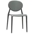 CHAISE GIO - MOD. 2315 - STRUCTURE EN POLYPROPYLÈNE RECYCLABLE RENFORCÉ FIBRE DE VERRE, MOULAGE PAR INJECTION DE GAZ (