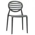 CHAISE TOP GIO - MOD. 2317 - STRUCTURE EN POLYPROPYLÈNE RECYCLABLE RENFORCÉ FIBRE DE VERRE, MOULAGE PAR INJECTION DE GAZ (