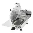 TRANCHEUSE VERTICALE  - Mod. 35AIPVC - Convient pour charcuterie - Alimentation MONOPHASÉ  230V/1/50Hz - Lame Ø 350 - Largeur max de coupe mm 300x250 - Aiguiseur  fixe  - Norme CE