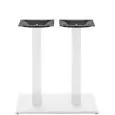 Base - couleur blanc - Structure en acier verni, pieds réglables - Modèle 403-341M-W-01