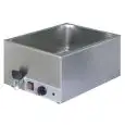 MACHINE BAIN MARIE ÉLECTRIQUE AVEC ROBINET DE VIDANGE - Mod. BMCR - Bacs exclus - Alimentation monophase 230V - Puissance Kw 1,2 - Poids 7 Kg - Dimensions 340 x 540 x h230 mm