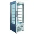 VITRINE RÉFRIGÉRÉE POUR PÂTISSERIE - MOD. TEK/15 - STRUCTURE EXTERNE EN ALUMINIUM ANODISÉ - VERRE À FAIBLE ÉMISSIVITÉ - TEMPÉRATURE °C +2/+10 - ALIMENTATION MONOPHASÉE - RÉFRIGÉRATION STATIQUE - VITRINE DE VOTRE CHOIX SUR 1, 2, 3 ou 4 CÔTÉS - DIM. CM L 67