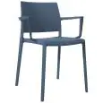 Sedia - couleur blu - Structure en polypropylène - Modèle 463-S03A-blue